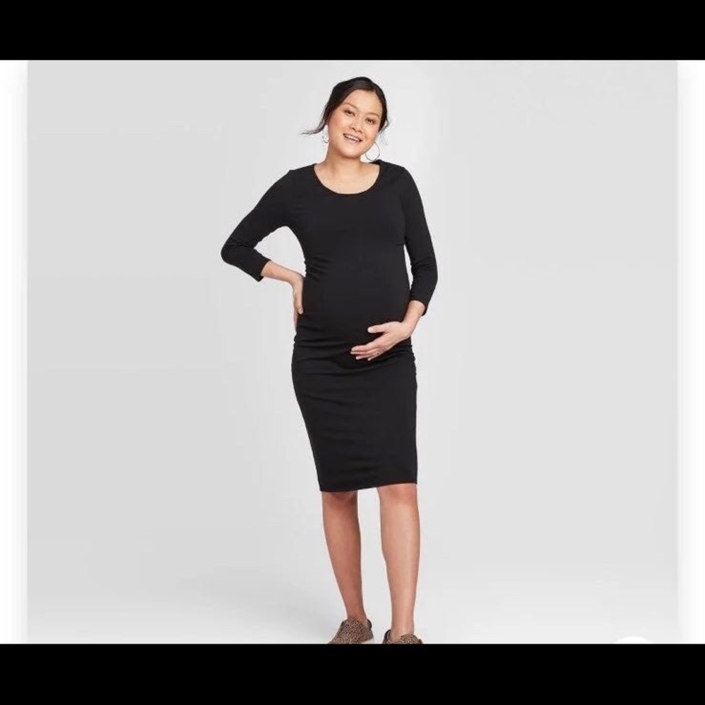Isabel Maternity by Ingrid & Isabel Black XS Dress